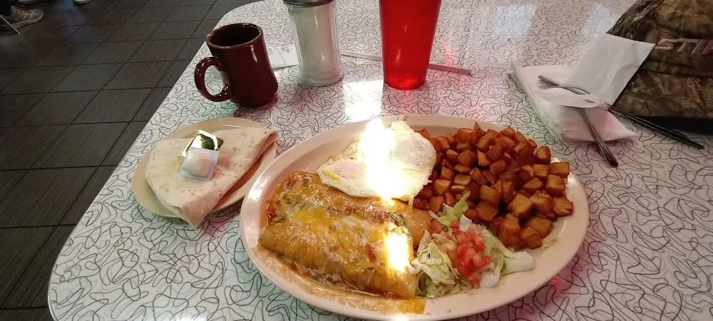 Chicken Enchiladas Verdes with Eggs