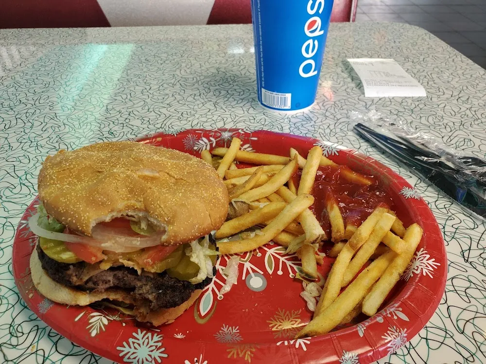 Lisa S Burger and Fries